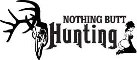 Nothing BUTT Hunting Deer Sticker 2