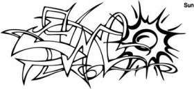 Graffiti Art Sticker 248