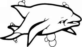 Dolphin Sticker 378