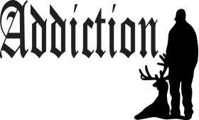 Deer Addiction Sticker 7