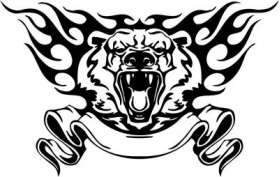 Tribal Predator Sticker 382