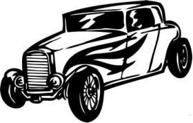 Hotrod Sticker 40