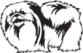 Pekingese Dog Sticker