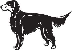 Gordon Setter Dog Sticker