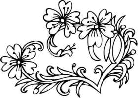 Flower Sticker 324