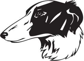 Silken Windhound Dog Sticker