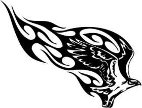 Tribal Predator Sticker 374