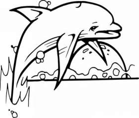 Dolphin Sticker 465