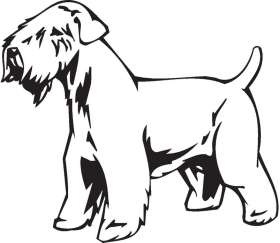 Soft-Coated Wheaten Terreir Dog Sticker