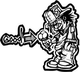 Graffiti Art Sticker 386