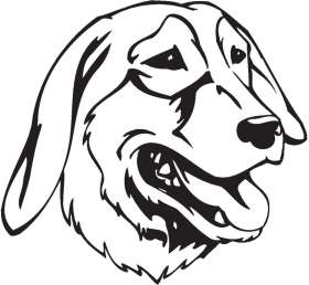 Greek Harehound Dog Sticker