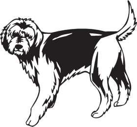 Otterhound Dog Sticker