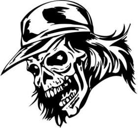 Skull Sticker 179