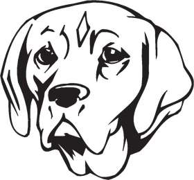 Portuguese Pointer Dog Sticker