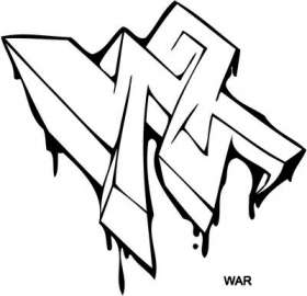 Graffiti Art Sticker 203