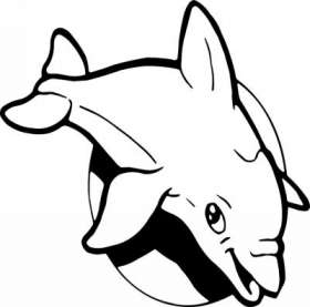 Dolphin Sticker 259