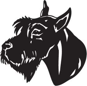 Giant Schnauzer Dog Sticker