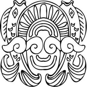 Mayan Sticker 19 - Mayan Stickers | Elkhorn Graphics LLC
