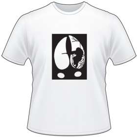 Man Shooting in Hoof Print T-Shirt 13