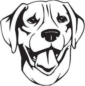 Plott Hound Dog Sticker