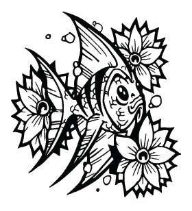 Fish Sticker 586