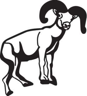 Mountain Goat Sticker 7