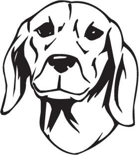 Serbian Hound Dog Sticker