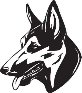 East-European Shepherd Dog Sticker