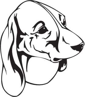 Estonian Hound Dog Sticker