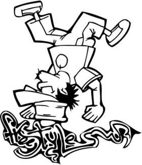 Graffiti Art Sticker 261