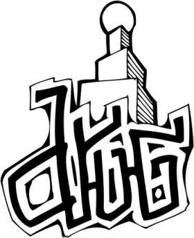 Graffiti Art Sticker 375