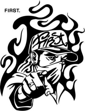 Graffiti Art Sticker 468