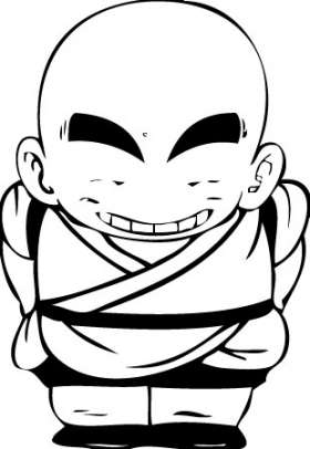 Krillin Sticker 2