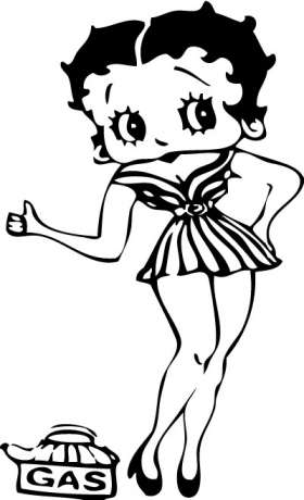 Betty Boop Sticker 10