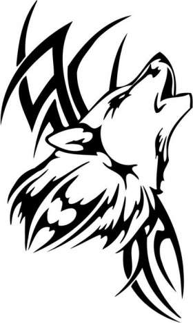 Tribal Predator Sticker 412