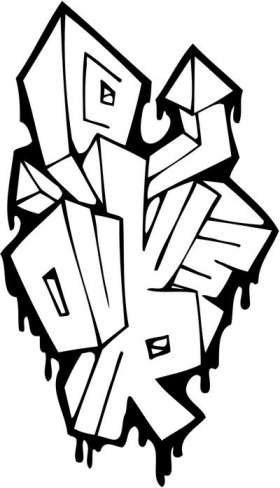 Graffiti Art Sticker 214