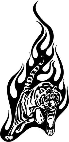 Tribal Predator Sticker 397