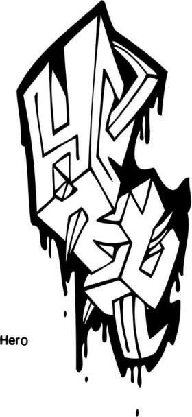 Graffiti Art Sticker 256