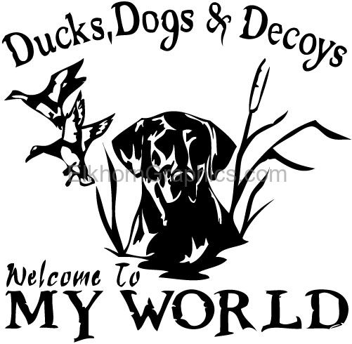 duck tracks decal