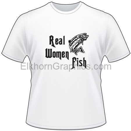 Reel Women Fish T-Shirt 7 - Women Fishing T-Shirts